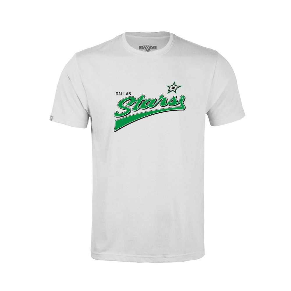 Dallas Stars Levelwear Youth Little Richmond Retro Script T-Shirt - White - NHL 201183425