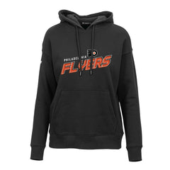 Philadelphia Flyers Levelwear Women's Adorn Premier 2.0 Fleece Pullover Hoodie - Black - NHL 201183476