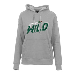 Minnesota Wild Levelwear Women's Adorn Premier 2.0 Fleece Pullover Hoodie - Gray - NHL 201183477