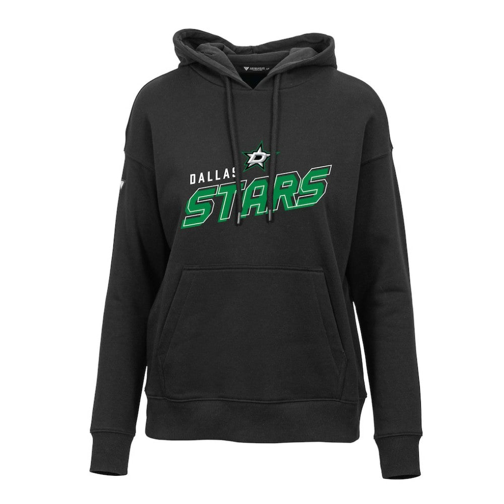 Dallas Stars Levelwear Women's Adorn Premier 2.0 Fleece Pullover Hoodie - Black - NHL 201183482