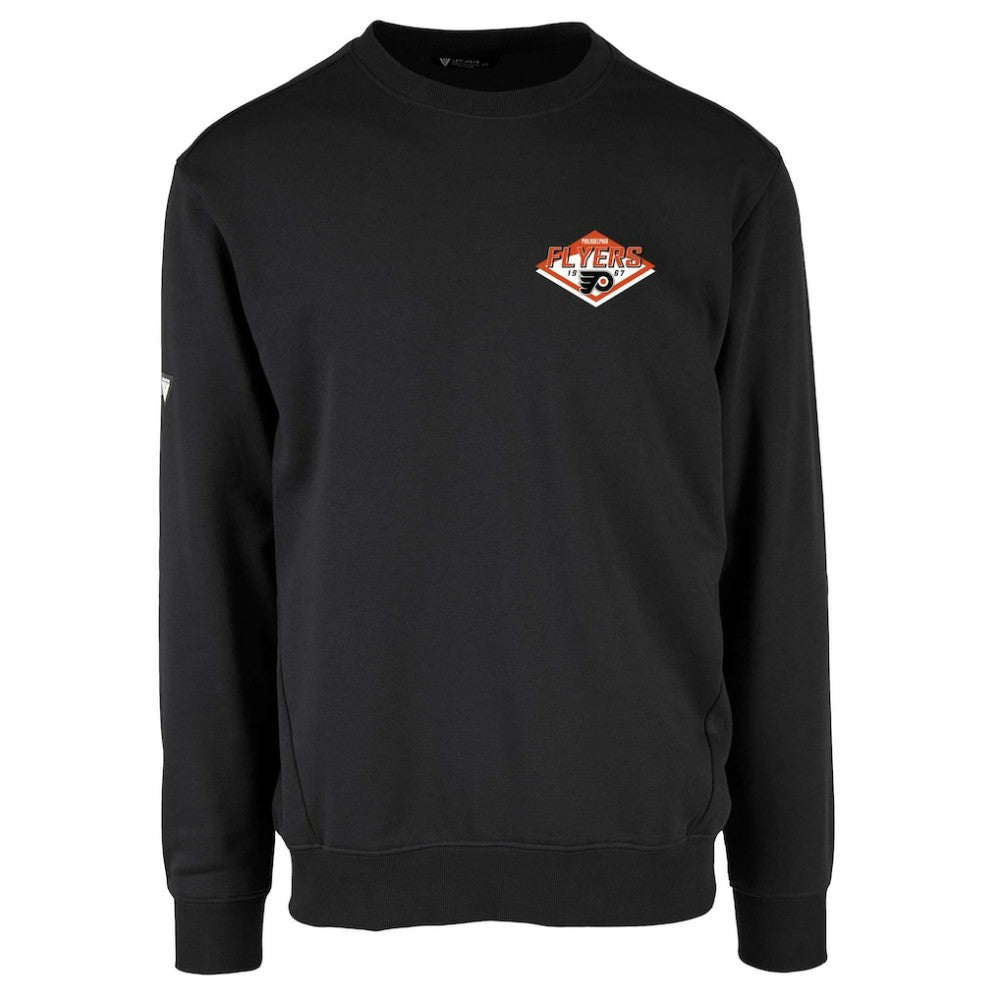 Philadelphia Flyers Levelwear Zane Club Patch 2.0 Pullover Sweatshirt - Black - NHL 201183551