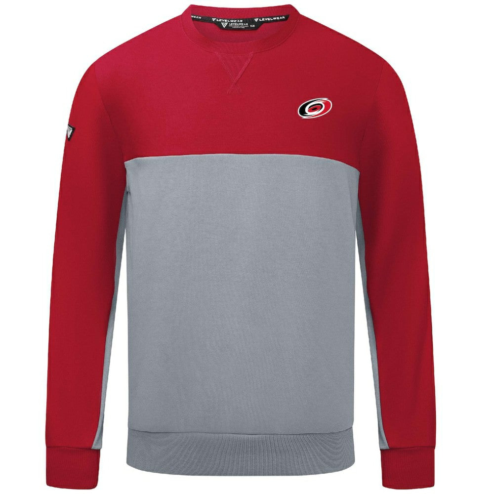 Carolina Hurricanes Levelwear Legacy Insignia Core Sweatshirt - Red/Gray - NHL 201183637