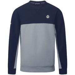 Winnipeg Jets Levelwear Legacy Insignia Core Sweatshirt - Navy/Gray - NHL 201183646