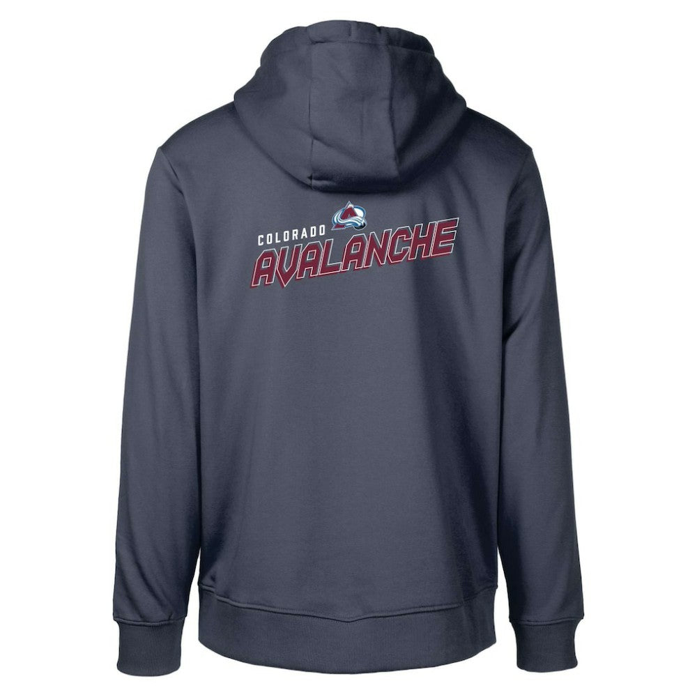 Colorado Avalanche Levelwear Podium Insignia Core Pullover Hoodie - Navy - NHL 201183700