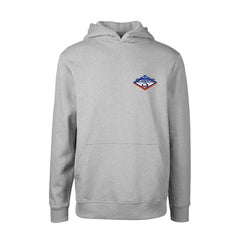 New York Islanders Levelwear Youth Podium Club Patch 2.0 Fleece Pullover Hoodie - Gray - NHL 201183747