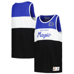 Orlando Magic Youth Hardwood Classics Special Script Tank Top Blue/Black | Mitchell & Ness online