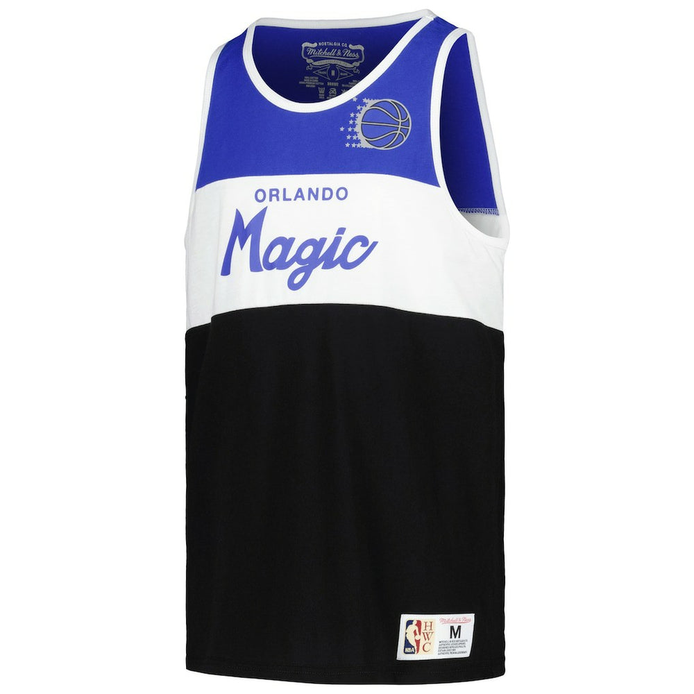 Orlando Magic Youth Hardwood Classics Special Script Tank Top Blue/Black | Mitchell & Ness online