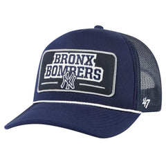 New York Yankees '47 Local Patch Foam Front Trucker Adjustable Hat - Navy - 47 brand Lifestyle