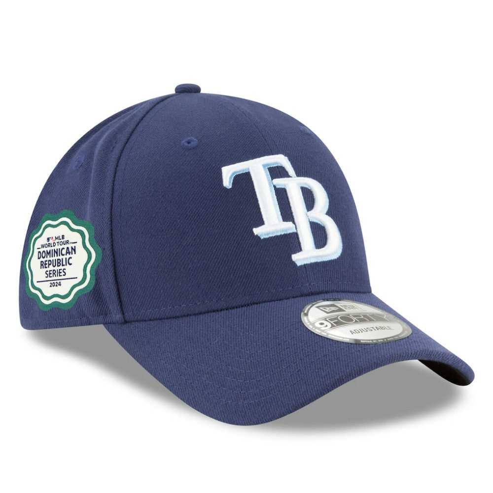 Tampa Bay Rays New Era 2024 MLB World Tour: Dominican Republic Series 9FORTY Adjustable Hat - Navy - New Era Sale