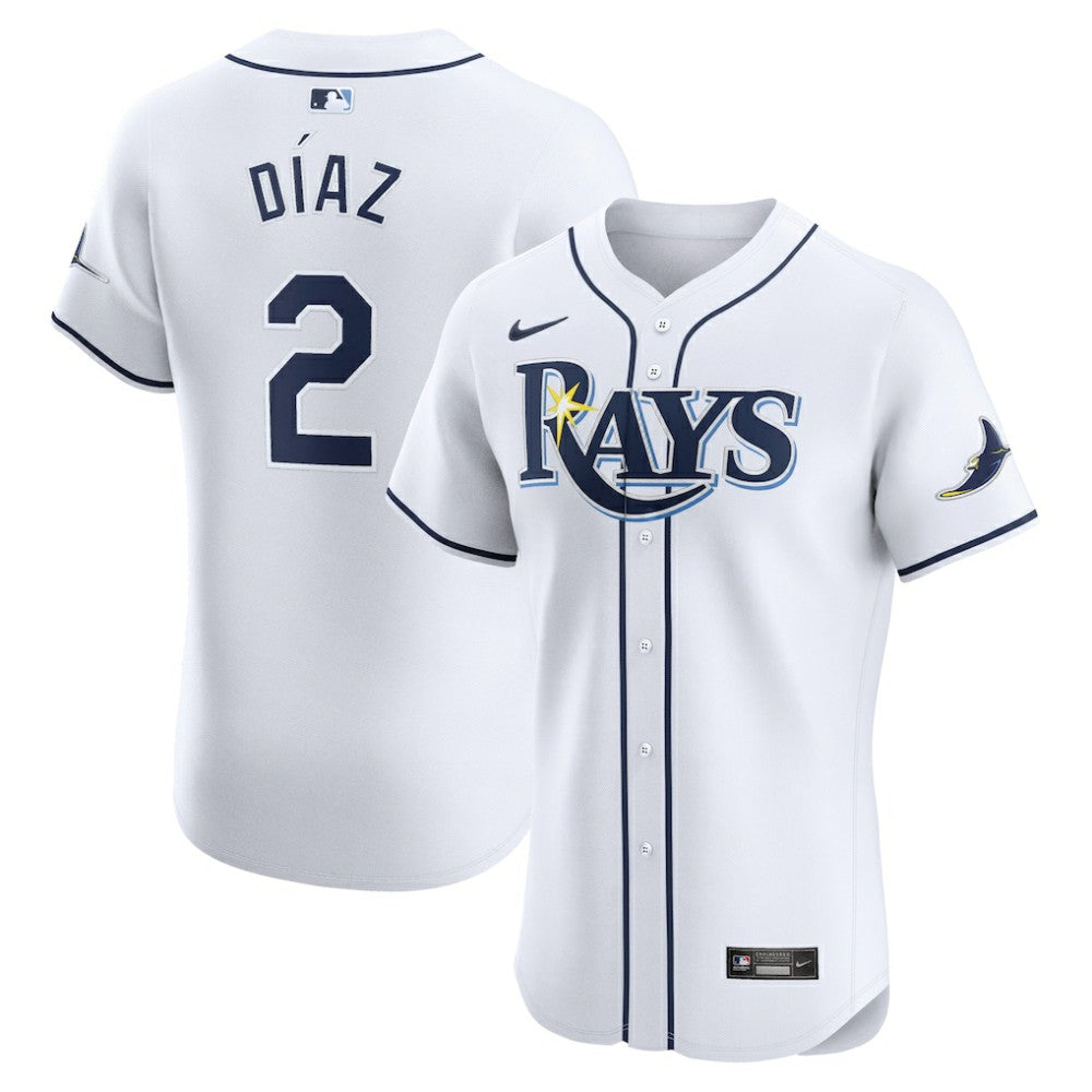 Yandy Diaz Tampa Bay Rays Nike Home Elite Player Jersey - White - Nike Discount