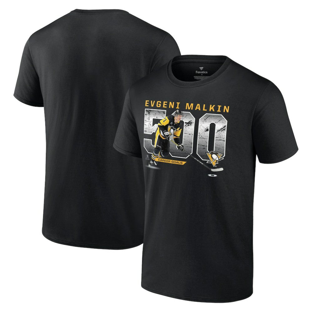 Evgeni Malkin Pittsburgh Penguins 500 Goals T-Shirt - Black - NHL 201184969