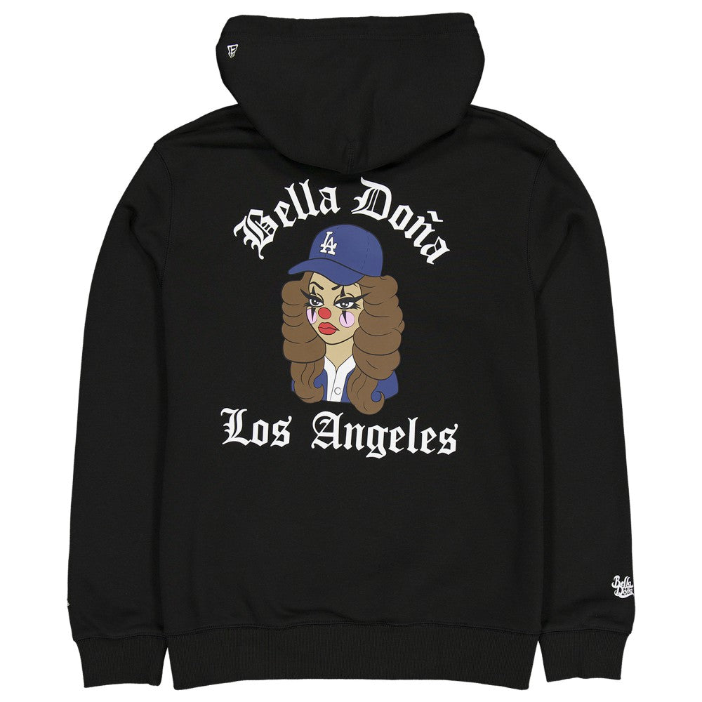 New Era Women's Bella Dona x Los Angeles Dodgers Pullover Hoodie - Black - New Era on Sale