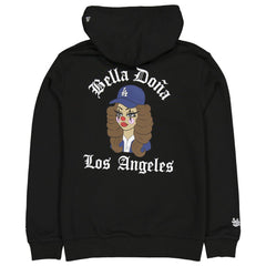 New Era Women's Bella Dona x Los Angeles Dodgers Pullover Hoodie - Black - New Era on Sale