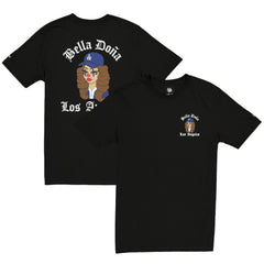 New Era Women's Bella Dona x Los Angeles Dodgers T-Shirt - Black - New Era Sale