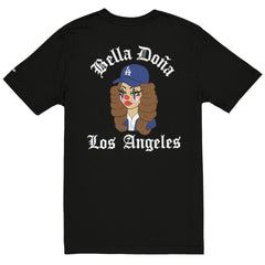 New Era Women's Bella Dona x Los Angeles Dodgers T-Shirt - Black - New Era Sale
