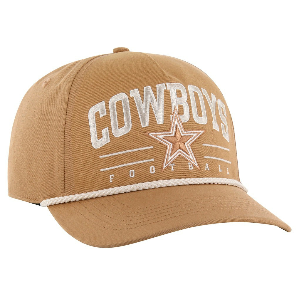 47 brand Dallas Cowboys '47 Roscoe Rope Hitch Adjustable Hat Tan