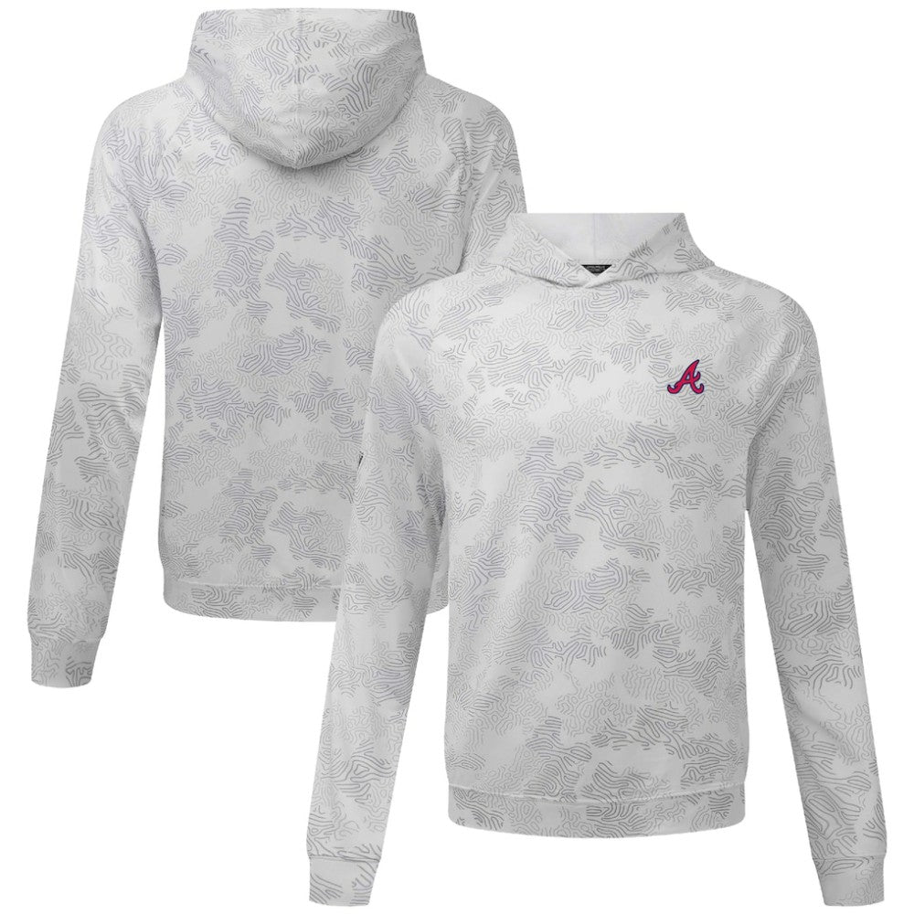 Atlanta Braves Levelwear Blender Insignia Hoodie - White - MLB on Sale
