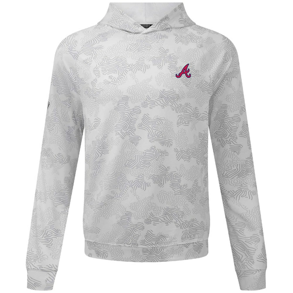 Atlanta Braves Levelwear Blender Insignia Hoodie - White - MLB on Sale