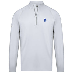 Los Angeles Dodgers Levelwear Theory Insignia Quarter-Zip Pullover - White - MLB Sale