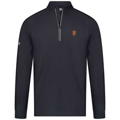 San Francisco Giants Levelwear Theory Insignia Quarter-Zip Pullover - Black - MLB Sale