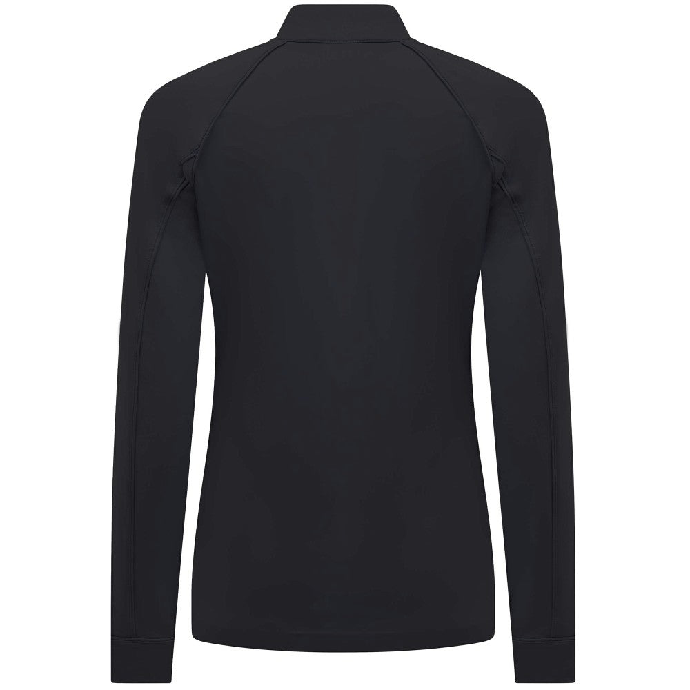 Miami Marlins Levelwear Women's Kinetic Insignia Quarter-Zip Pullover - Black - MLB Discount