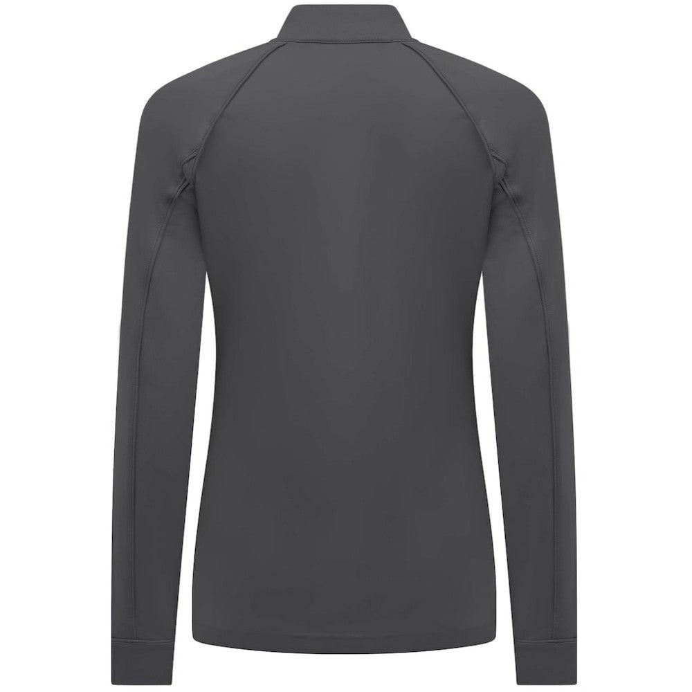 Seattle Mariners Levelwear Women's Kinetic Insignia Quarter-Zip Pullover - Charcoal - MLB Lifestyle