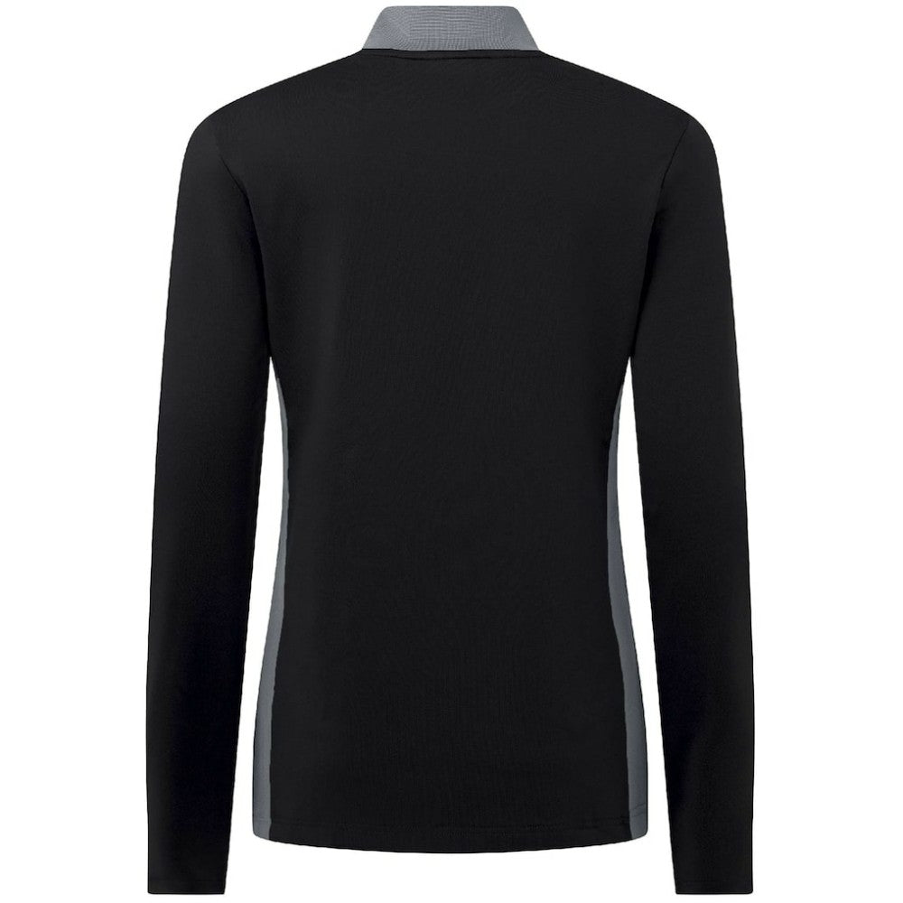 Philadelphia Phillies Levelwear Women's Moxie Insignia Quarter-Zip Pullover - Black - MLB Lifestyle