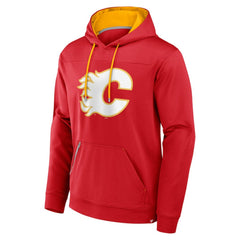 Calgary Flames Fanatics Defender Pullover Hoodie - Red - NHL 201190083