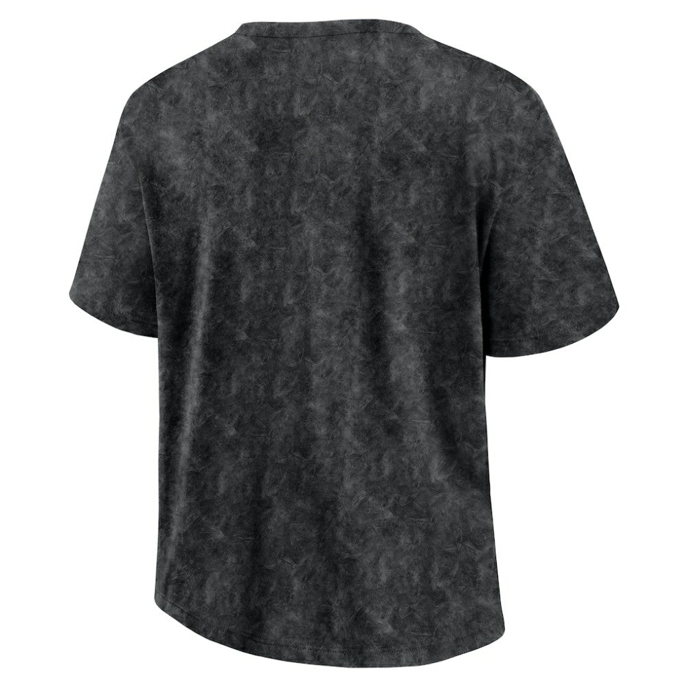 Boston Bruins Fanatics Women's Faded Wash T-Shirt - Black - NHL 201190118