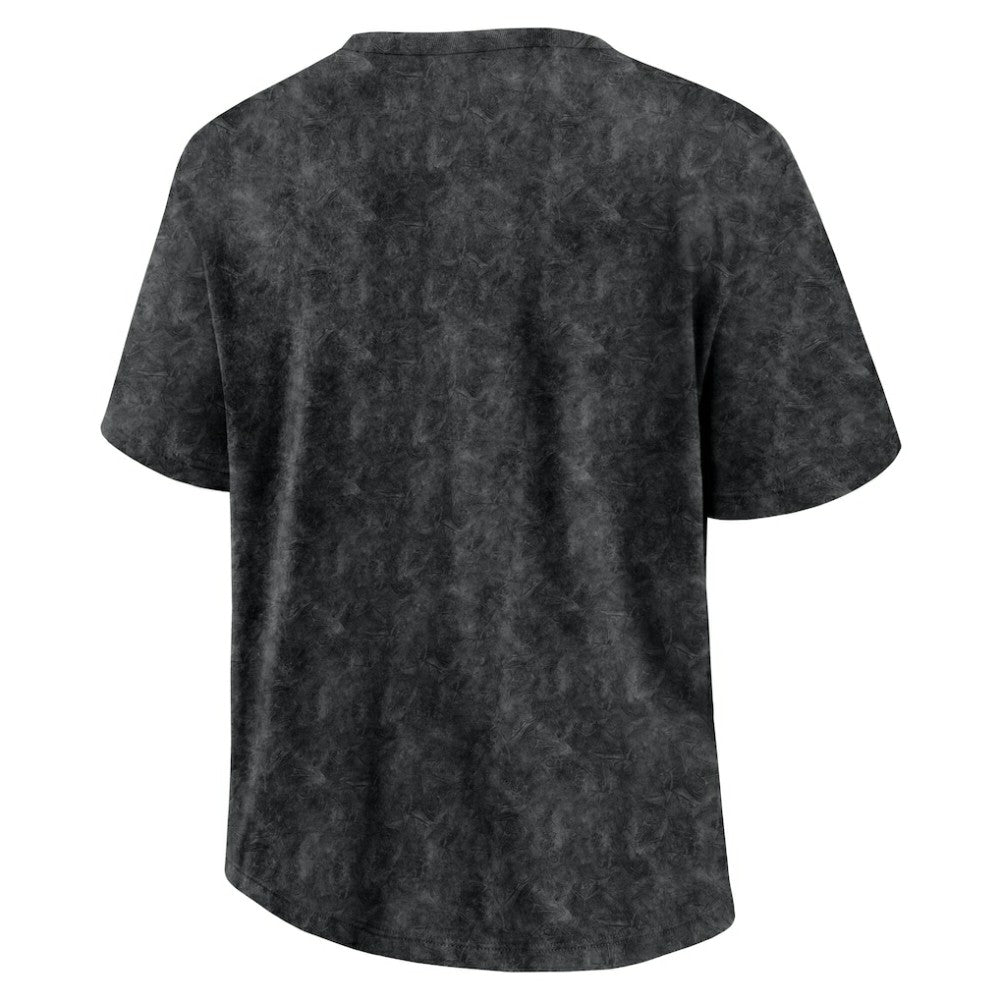 Pittsburgh Penguins Fanatics Women's Faded Wash T-Shirt - Black - NHL 201190119