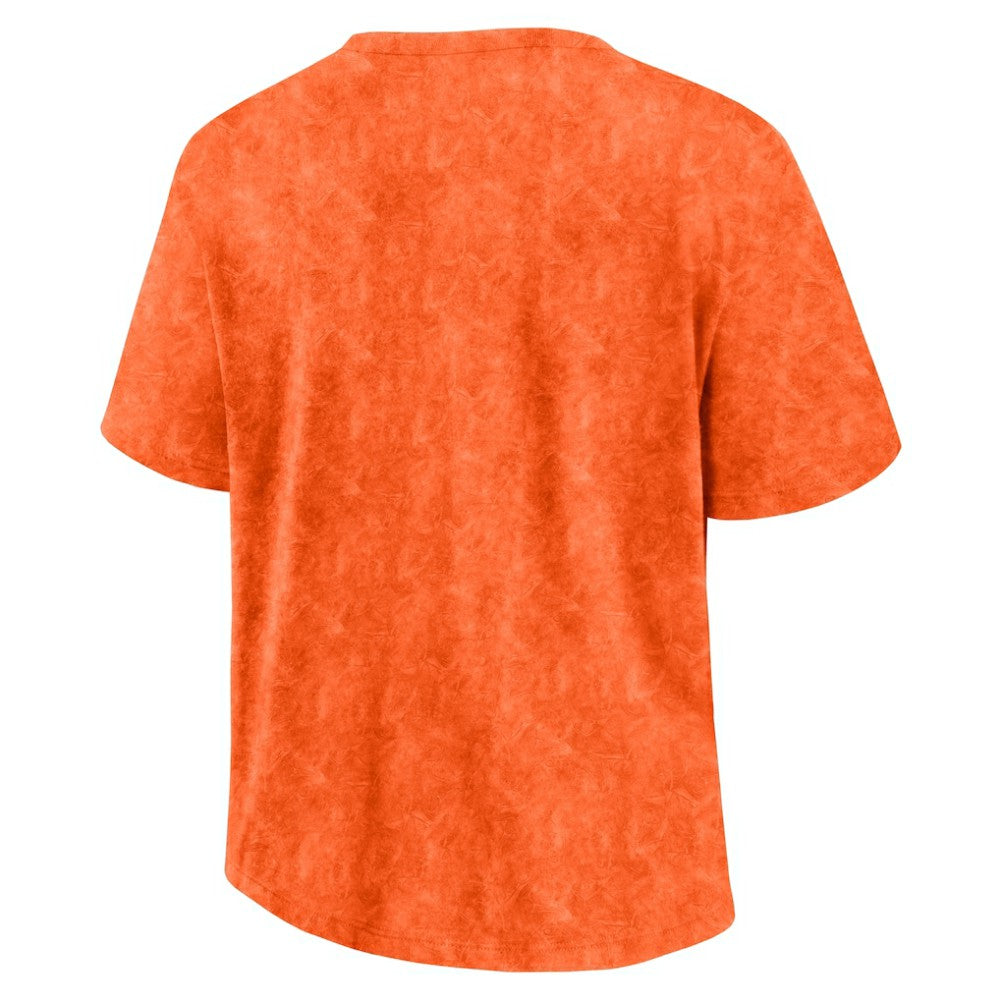 Philadelphia Flyers Fanatics Women's Faded Wash T-Shirt - Orange - NHL 201190130