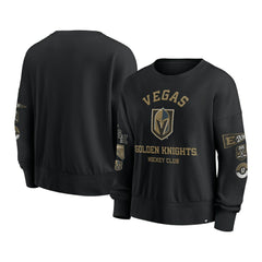 Vegas Golden Knights Fanatics Women's Go Team Pullover Sweatshirt - Black - NHL 201190246