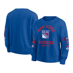 New York Rangers Fanatics Women's Go Team Pullover Sweatshirt - Blue - NHL 201190252