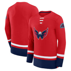 Washington Capitals Fanatics High Point Long Sleeve T-Shirt - Red - NHL 201190264