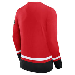 Chicago Blackhawks Fanatics High Point Long Sleeve T-Shirt - Red - NHL 201190265