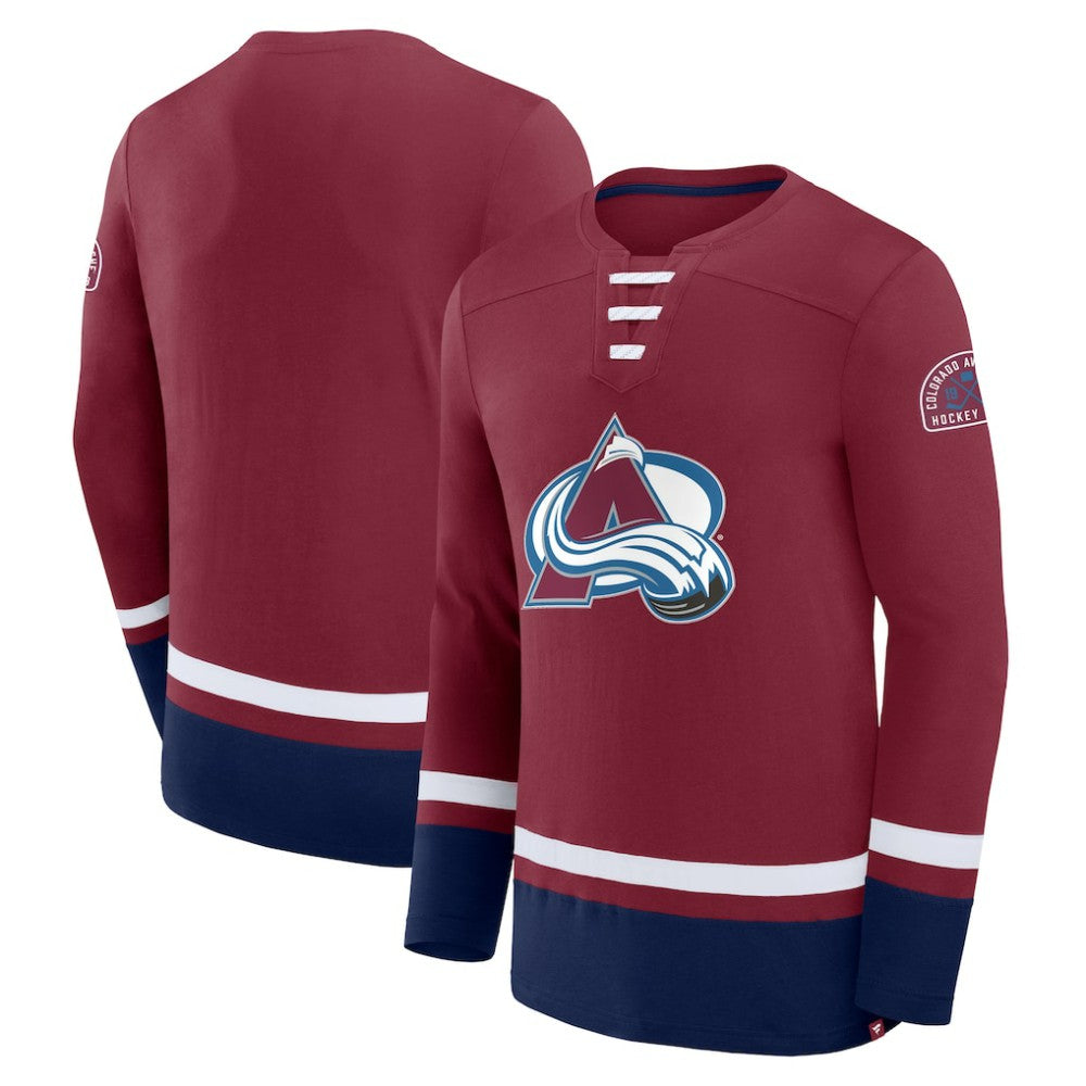 Colorado Avalanche Fanatics High Point Long Sleeve T-Shirt - Burgundy - NHL 201190296