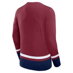 Colorado Avalanche Fanatics High Point Long Sleeve T-Shirt - Burgundy - NHL 201190296