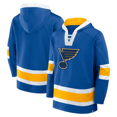 St. Louis Blues Fanatics Inside Line Fleece Pullover Hoodie- Blue - NHL 201190725