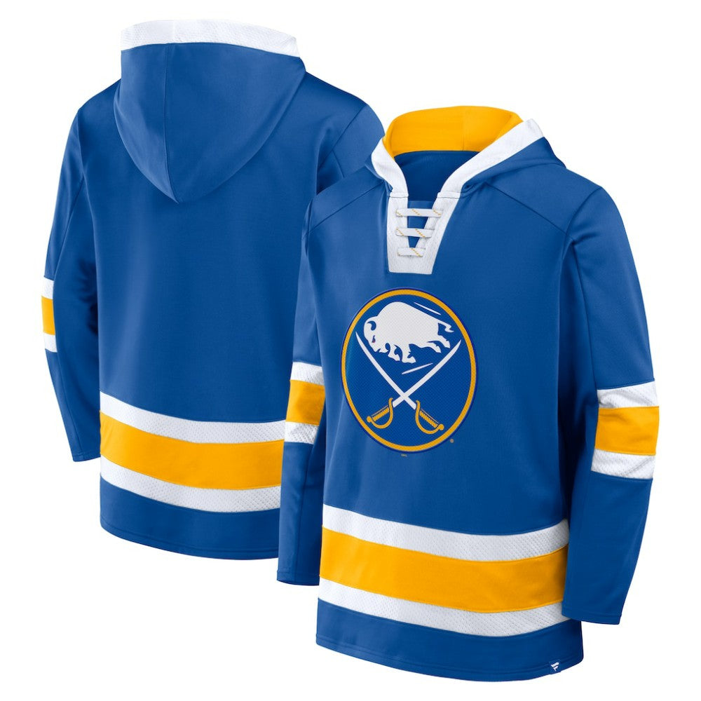 Buffalo Sabres Fanatics Inside Line Fleece Pullover Hoodie- Royal - NHL 201190735