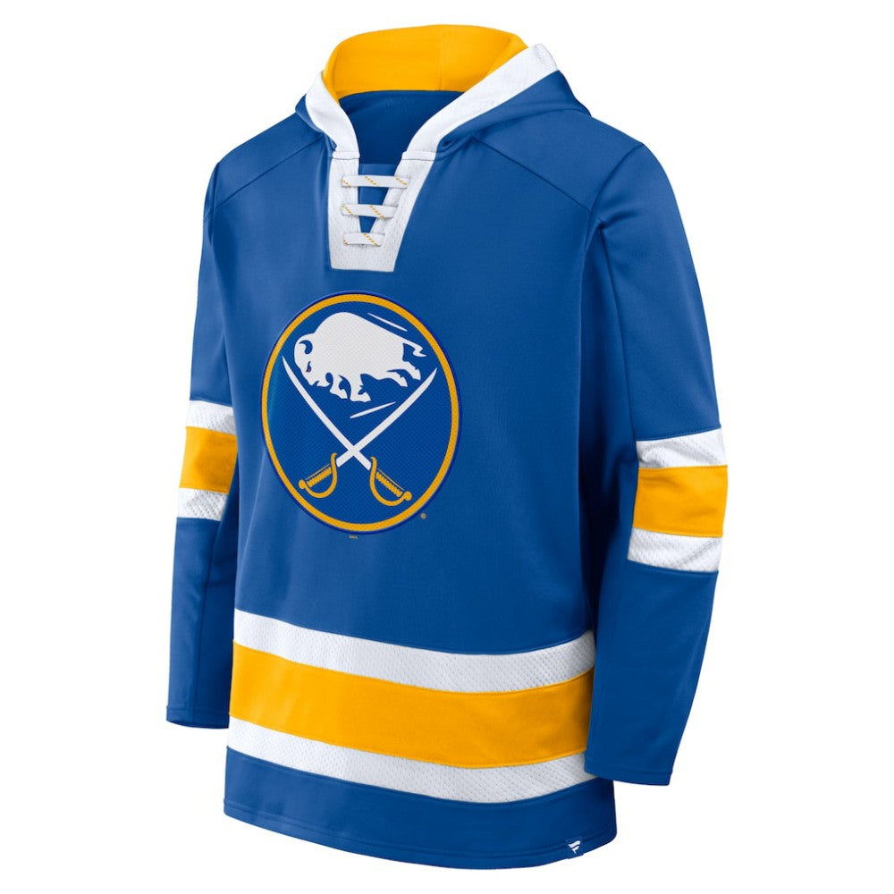 Buffalo Sabres Fanatics Inside Line Fleece Pullover Hoodie- Royal - NHL 201190735