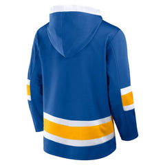 Buffalo Sabres Fanatics Inside Line Fleece Pullover Hoodie- Royal - NHL 201190735