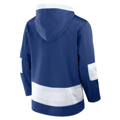 Tampa Bay Lightning Fanatics Inside Line Fleece Pullover Hoodie- Blue - NHL 201190741