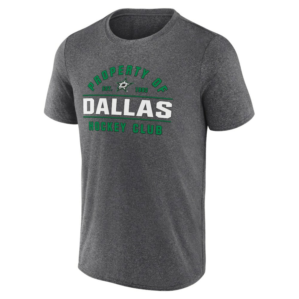 Dallas Stars Fanatics Property Of T-Shirt - Heather Charcoal - NHL 201190983