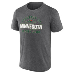 Minnesota Wild Fanatics Property Of T-Shirt - Heather Charcoal - NHL 201190985