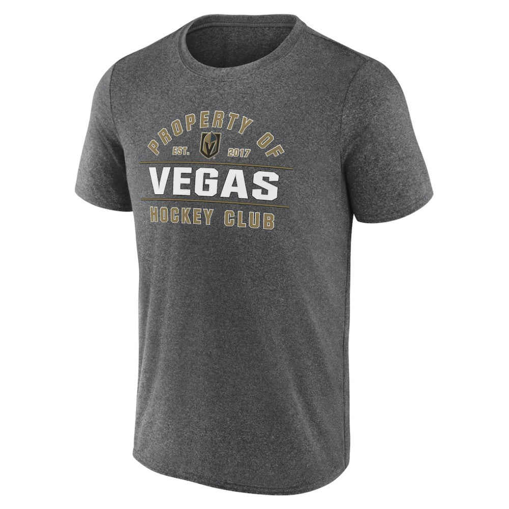 Vegas Golden Knights Fanatics Property Of T-Shirt - Heather Charcoal - NHL 201190992