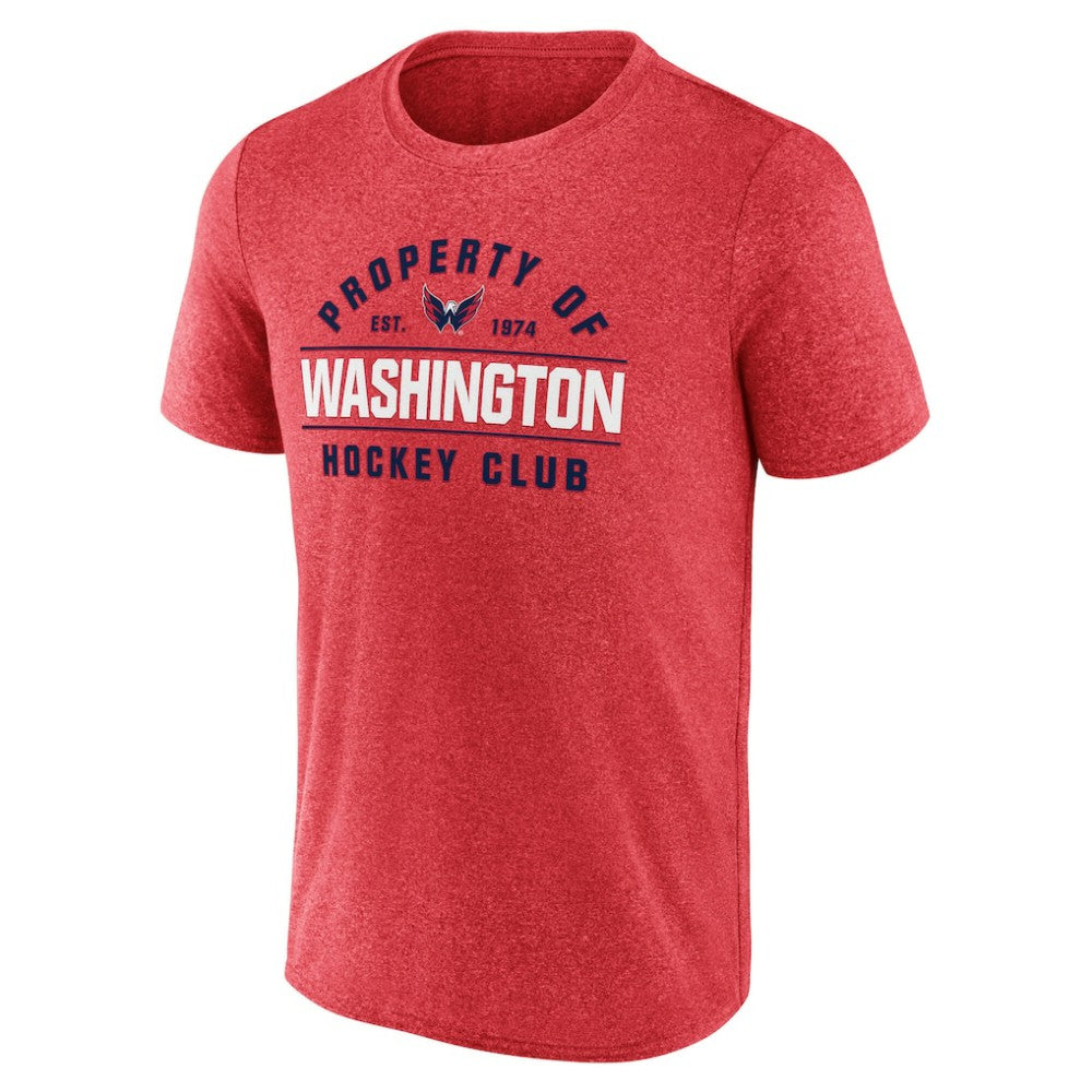Washington Capitals Fanatics Property Of T-Shirt - Heather Red - NHL 201190998