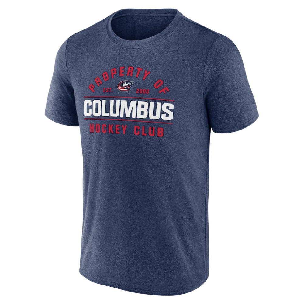 Columbus Blue Jackets Fanatics Property Of T-Shirt - Heather Navy - NHL 201191009