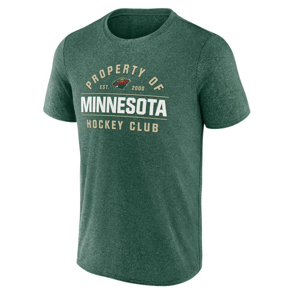 Minnesota Wild Fanatics Property Of T-Shirt - Heather Green - NHL 201191014