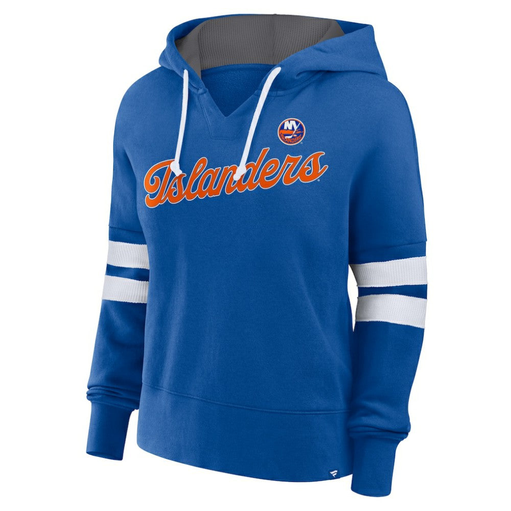 New York Islanders Fanatics Women's Oversized Seize Pullover Hoodie - Royal - NHL 201191040