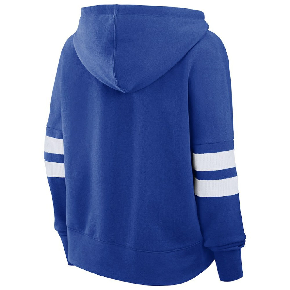 New York Rangers Fanatics Women's Oversized Seize Pullover Hoodie - Blue - NHL 201191042